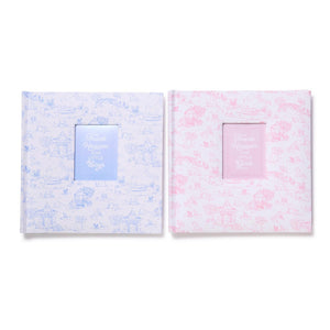 Animal Toile Fabric Cover Photo Album-Pink Thank Heavens For Little Girls OR Blue Thank Heavens for Little Boys