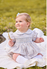 Load image into Gallery viewer, Little English’s Smocked Peter Pan Bubble-Winthrop Floral