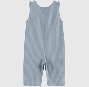 Light Blue Puppy Smocked Overalls