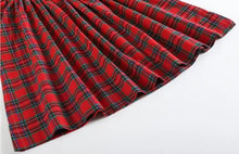 Load image into Gallery viewer, Red Christmas Plaid Smocked Bishop