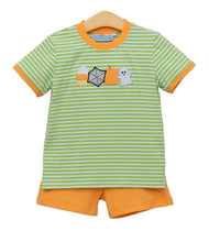 Load image into Gallery viewer, Halloween Appliqué Short Set