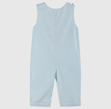 Load image into Gallery viewer, Light Blue Smocked Pumpkin Overalls