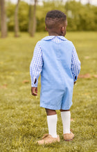 Load image into Gallery viewer, Little English Peter Pan Shirt-Woodberry Plaid