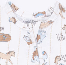 Load image into Gallery viewer, Angel Dear Cowboy Nursery-2 Way Zipper Pajama Footie