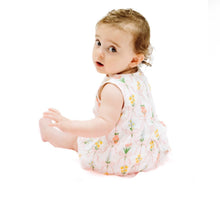 Load image into Gallery viewer, Ribbon Bouquets Scallop Open Back Top with Bloomer Set