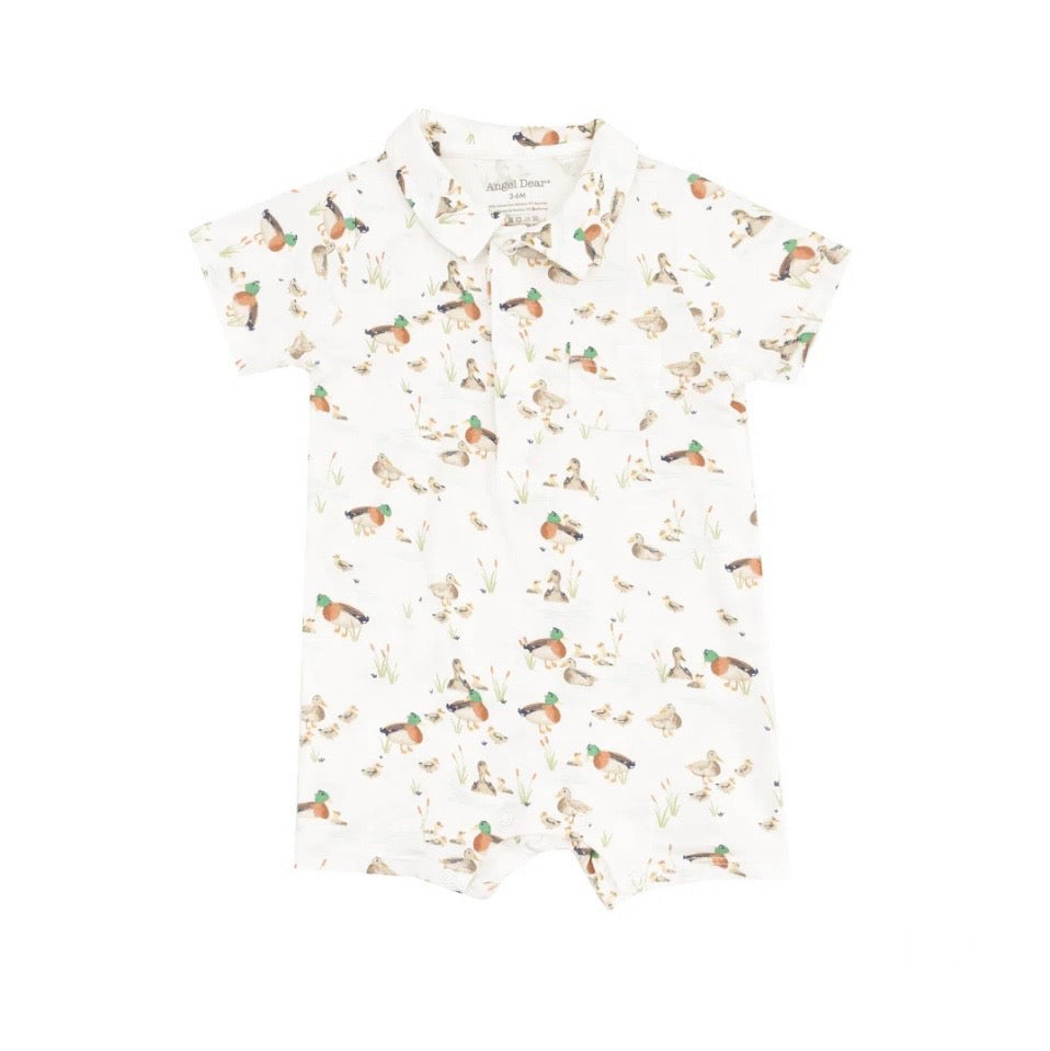 Duckling Families Polo Shortie Romper