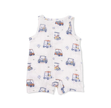 Load image into Gallery viewer, Angel Dear Zooming Golf Carts-Sleeveless Shortie Romper