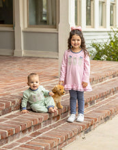 Load image into Gallery viewer, Dog Appliqué Ruffle Pants Set