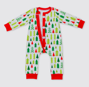 Christmas Tree Butt Flap PJs