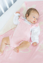 Load image into Gallery viewer, Little English’s Pointelle Knit Bubble-Light Pink