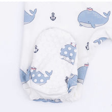 Load image into Gallery viewer, Angel Dear Bubbly Sailor Whales Blue-2 Way Zipper Pajama Footie