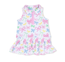 Load image into Gallery viewer, Angel Dear Sweet Bows-Polo Tennis Dress with Cartwheel Short