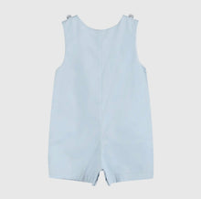 Load image into Gallery viewer, Blue Fuzzy Bunny Shortall