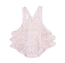 Load image into Gallery viewer, Angel Dear Harper Floral Ruffle Sunsuit Bubble