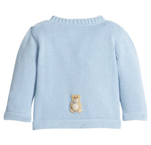 Load image into Gallery viewer, Crochet Cardigan - Blue Bear