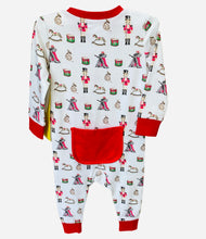 Load image into Gallery viewer, Nutcracker Butt Flap Romper