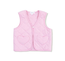 Load image into Gallery viewer, Romance Rose Quilted Vest with Heart Pocket