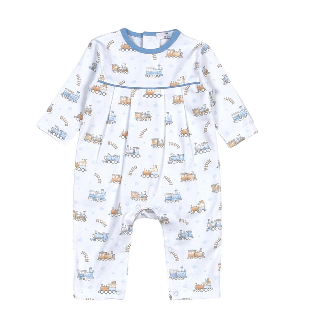 Choo Choo Pima Cotton Romper