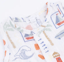 Load image into Gallery viewer, Angel Dear Club Mediterranean-Sleeveless Shortie Romper