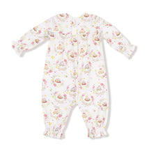 Load image into Gallery viewer, Floral Owl Families Smocked Romper