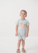Load image into Gallery viewer, Pumpkin Harvest Appliqué Trip Radley Romper