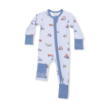 Load image into Gallery viewer, Angel Dear Construction Vehicles Convertible Pajama Romper