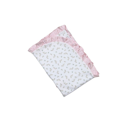 Bella Pink Floral Receiving Blanket