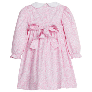Little English Smocked Natalie Dress-Pink Vinings