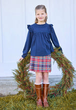 Load image into Gallery viewer, Little English Fringe Skirt-Middle Plaid