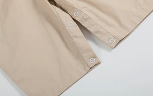 Light Brown Football Appliqué Overalls