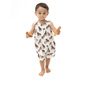 Horses Sleeveless Shortie Romper