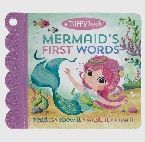 Mermaids First Words Tuffy Teether Book 0+ Months