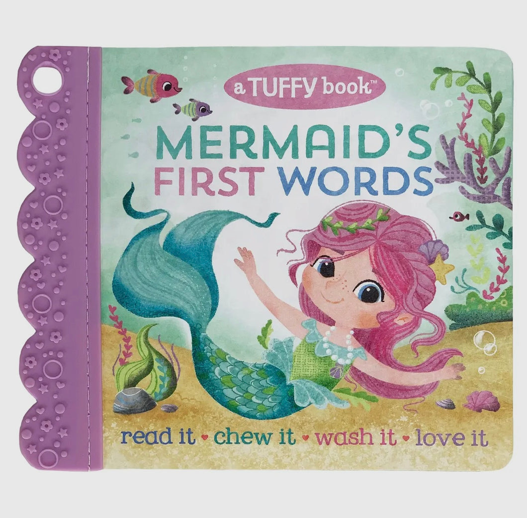 Mermaids First Words Tuffy Teether Book 0+ Months