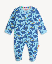 Load image into Gallery viewer, Necks Generation Dinosaur Magnetic Me Footie Pajamas