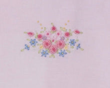 Load image into Gallery viewer, Premier Pastel Gardens Pink Hand Emb. Footie