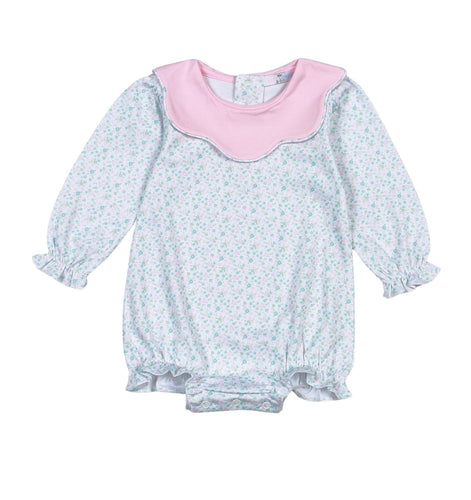 Girls Nicolle Scallop Pima Ruffled Bubble
