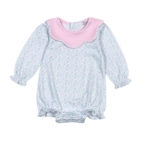 Girls Nicolle Scallop Pima Ruffled Bubble