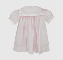 Load image into Gallery viewer, Pink Nautical Sailor Dress/ Bloomers Set-Petit Ami