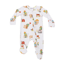 Load image into Gallery viewer, Angel Dear Farm Avocado Toast Pajama 2-Way Footie