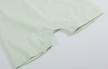 Load image into Gallery viewer, Honey Dew Green Bunny Smocked Shortall