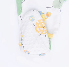 Load image into Gallery viewer, Angel Dear Pickles Playing Pickleball-2 Way Zipper Pajama Footie