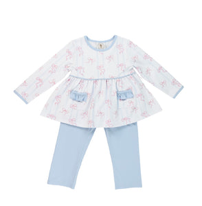 Bowtiful Girls Londyn Legging Set