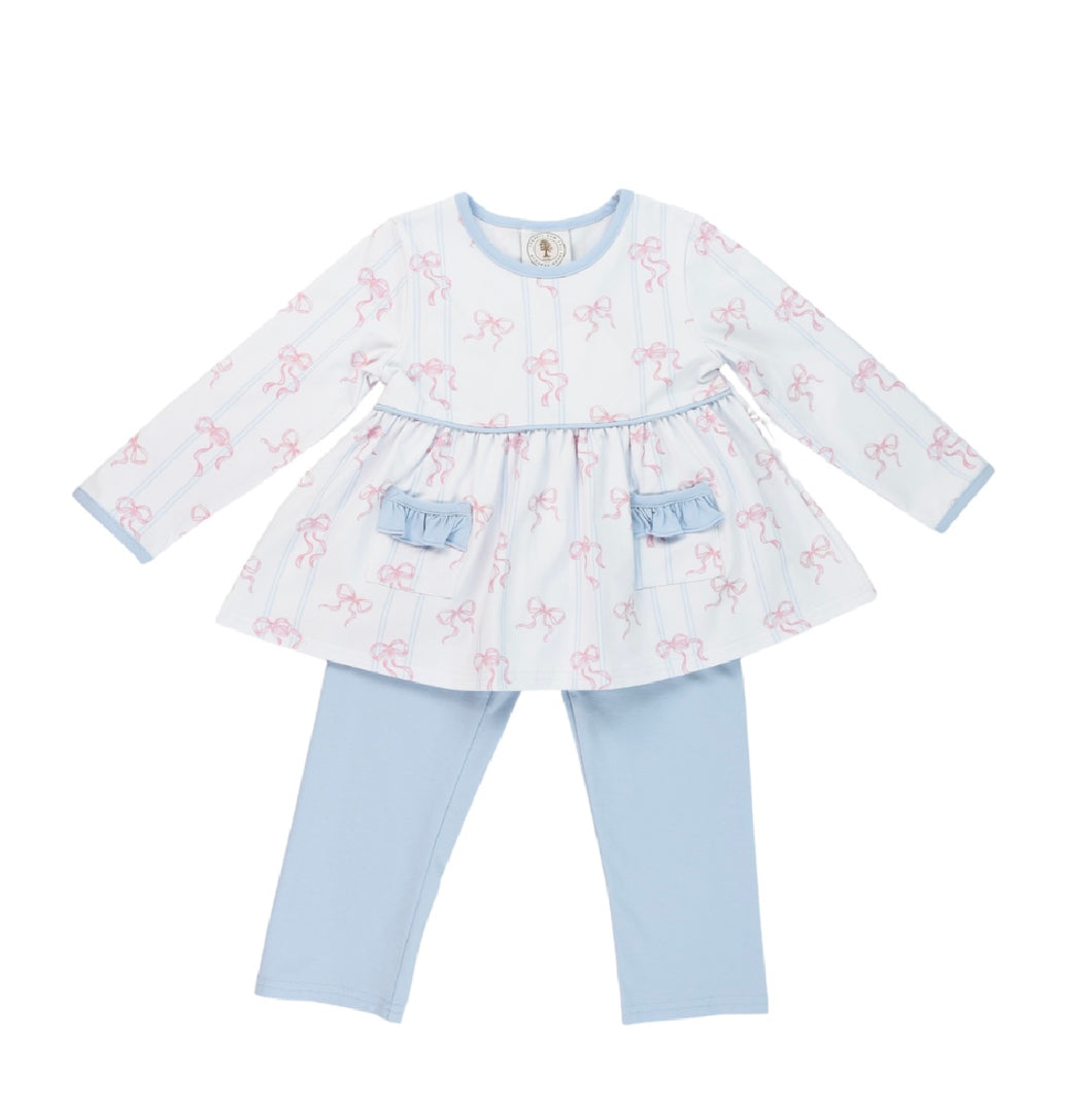 Bowtiful Girls Londyn Legging Set