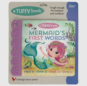 Mermaids First Words Tuffy Teether Book 0+ Months