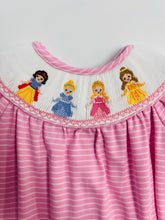 Load image into Gallery viewer, Princesses Pink Stripe Knit Bishop Dress