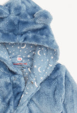 Load image into Gallery viewer, Winter Sky Minky Magnetic Bear Jacket