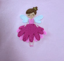 Load image into Gallery viewer, Double Edge Ruffle Long Sleeve Shirt-Light Pink Fairy Appliqué
