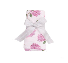 Load image into Gallery viewer, SWADDLE BLANKET - HYDRANGEAS - 45X45