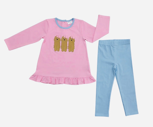Girls Dallas Pink Doodle Set
