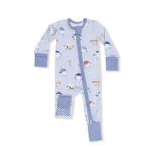 Load image into Gallery viewer, Angel Dear Baseballs Playing Baseball Convertible Pajama Romper